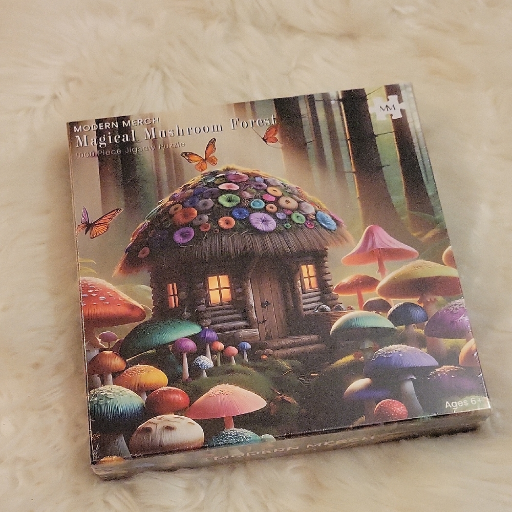 Modern Merch Magical Mushroom Forrest Puzzle - 1000 pieces